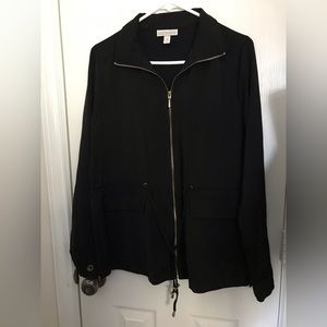 Dana Buchman zipper jacket blazer